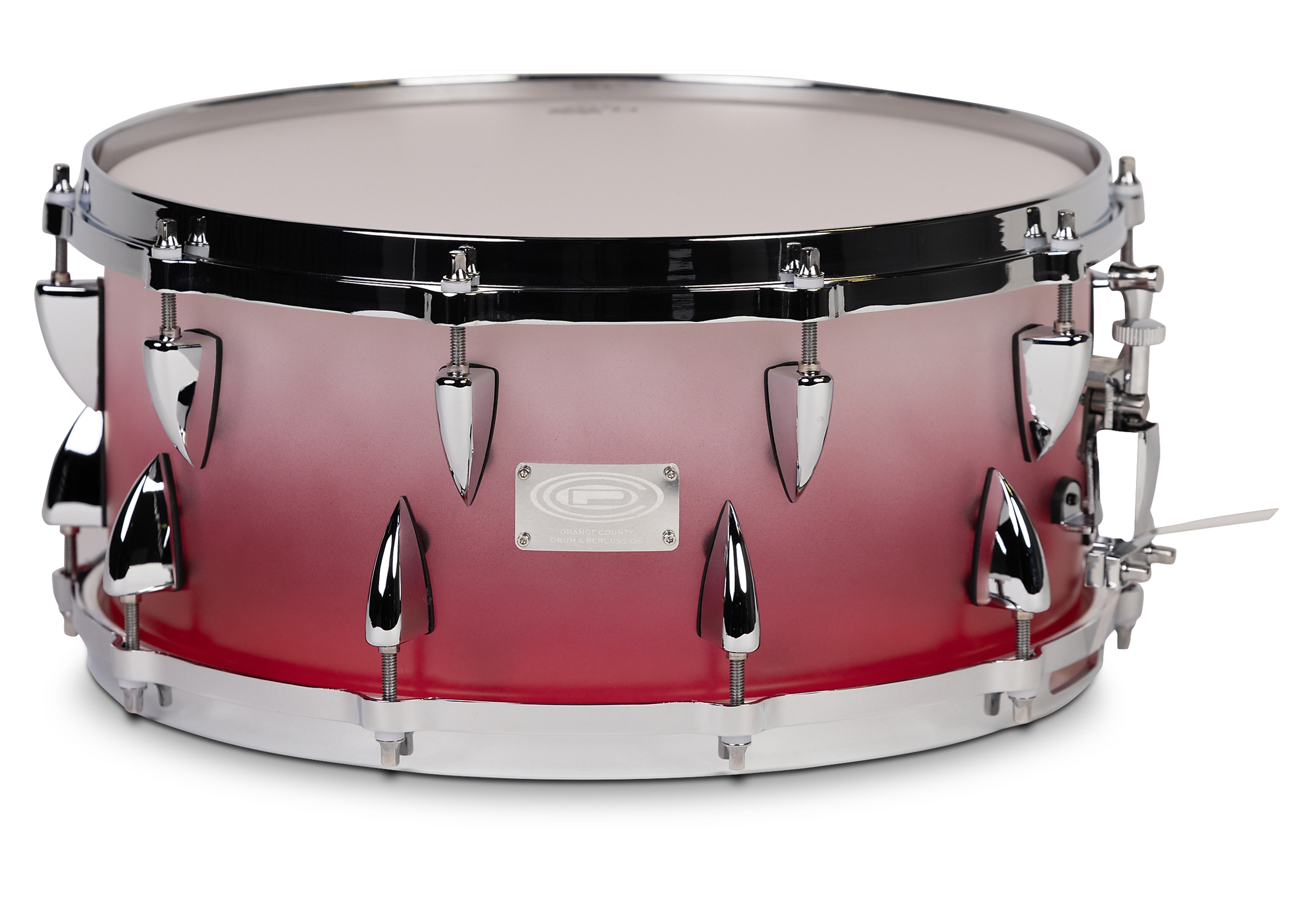 FrostedAcrylicSnareDrumwithDieCastHoops-14x6.5in-Bubblegum_1